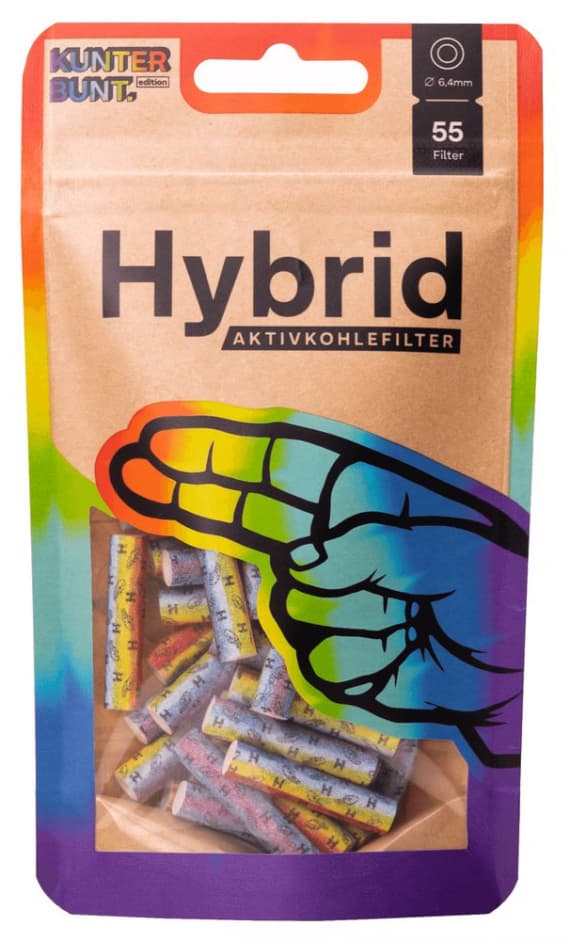 FILTER za CBD Hybr.Supr,6,4mm pk55 Rainbow